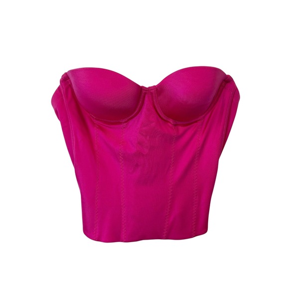 Victoria's Secret Other - Victoria's Secret Low Back Bustier Corset Women's Size 36A Pink Coquette Y2K